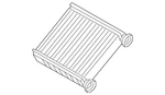 Genuine Volkswagen Heater Core 3QF-819-030 New. Price: $49.80.