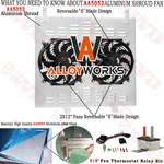 Aluminum Radiator Shroud Fan For 2004-15 Nissan Titan Armada Infiniti QX56 5.6L New. Price: $99.00.