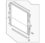 Genuine Mazda Radiator T301-15-200A New. Price: $293.28.