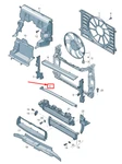 New Audi E-tron Gen Lower Engine Radiator Support Air Guide 4KE121286C. Price: $39.10.
