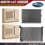 2X Aluminum Radiator & Ac Condenser Cooling Kit For Lexus RX330 2004-2006 3.3L New. Price: $183.59.