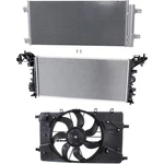 A/c Ac Condenser For Chevy Chevrolet Cruze 2016 New. Price: $213.60.