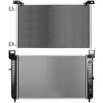 Aluminum Radiator & Condenser Cooling Kit For 2000-2006 Gmc Yukon Xl 1500 New. Price: $128.53.