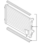 Genuine Volkswagen Radiator Assembly 1K0-198-251 New. Price: $553.33.