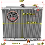 Aluminum Radiator For Nissan Pathfinder Frontier Xterra 4.0L 5.6L 2005-2018 New. Price: $169.00.