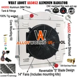 3-ROW Radiator+fan Shroud For 1943-1948 1946 Chevy Fleetmaster Stylemaster V8 Us New. Price: $259.00.