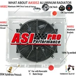 Asi 4ROW Radiator Shroud Fan 1966-1970 Ford Mustang Falcon Fairlane Torino New. Price: $299.00.