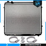 For 2000-2006 Toyota Tundra 4.7L Aluminum Radiator W/ Oil Hose Clamps Kit New. Price: $85.98.