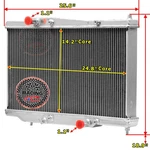 Row Radiator 2014-2018 2015 2016 Ford Fiesta ST180 B3 1.6L Turbo Gtdi New. Price: $119.00.