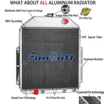 Core Aluminum Radiator 1942-1952 1945 1946 Ford F1 F2 F3 F4 V8 Engine New. Price: $159.00.