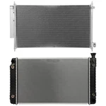 For Gmc P3500 1996-1997 4.3L V6 Aluminum Radiator & Ac Condenser Cooling Kit New. Price: $137.95.