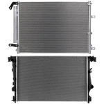 Aluminum Radiator & Ac Condenser Cooling Kit For Jeep Cherokee 2014 2015-2018 New. Price: $106.69.