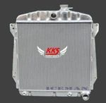 KKS4648 Stamped Row Aluminum Radiator Fit 1943-1948 Chevy Car Sedan Couple V8 New. Price: $219.00.