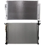 For 2010 2011-2012 Hyundai Santa Fe Aluminum Radiator & Ac Condenser Cooling Kit New. Price: $132.82.