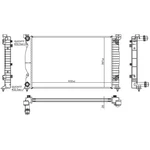 Nissens 60353 Radiator W/integrated Transmission Oil Cooler New. Price: $318.05.