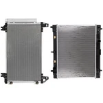 Aluminum Radiator & Ac Condenser Cooling Kit For 2007 2008-2015 Toyota Yaris New. Price: $113.89.