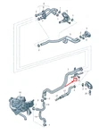 New Audi A6 Avant C7 Engine Coolant Water Pipe 4G0819377Q Original. Price: $47.58.