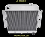 Champion 3 Row Aluminum Radiator 62-67 Chevy Ii Nova 6CYL Mount -V8 Conversion New. Price: $349.00.