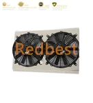 Aluminum Radiator Shroud+fan For 1982-02 Chevrolet S10/BLAZER/CORVETTE Small V8 New. Price: $80.75.