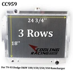 Row Aluminum Radiator For Dodge D150 D250 D350 W150 W250 Ram 5.2 5.9L Luxerad New. Price: $185.00.