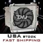 4ROW Alum Radiator+shroud Fan For 1987-06 Jeep Wrangler Tj Yj/chevy V8 #8101 New. Price: $599.00.
