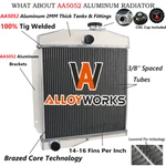 Row Aluminum Radiator For Jeep Willys CJ3 CJ5 CJ6 Flathead 1955-1958 Mt New. Price: $159.00.