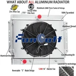 4-ROW Radiator+shroud Fan For 1959-1960 Cadillac Deville Eldorado 6.4L V8 At. New. Price: $299.00.