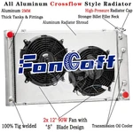 3 Row Aluminum Radiator&shroud Fan For 68-87 Chevy Chevelle Impala 71-90 Caprice New. Price: $199.00.