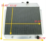 3ROW Aluminum Radiator For 1951-1954 Chevy L6 Bel Air Truck W/cooler At/mt 1952 New. Price: $161.00.