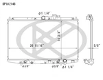 Radiator Koyo A2148 Fits 1998 Honda Accord New. Price: $187.99.
