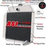 Asi Row Aluminum Radiator For 1941-1949 International KB1 KB2 KB3 K1 K2 K3 New. Price: $159.00.