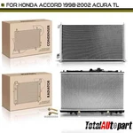 Radiator & Condenser Cooling Kit For Honda Accord 98-02 Acura Tl 99-01 Auto New. Price: $132.99.