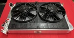 Dewitt 32-6139025A Aluminum Radiator & Fan Assy For Ls Swap 66-67 Corvette New. Price: $999.00.