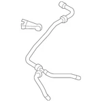 Genuine Volkswagen Reservoir Hose 5C0-122-109-D New. Price: $103.77.