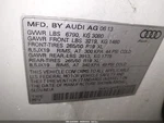 2014 Audi Q7 Coolant Reservoir Oem Used 82000 Miles Part #671-50128. Price: $86.45.