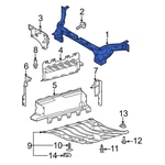 Ford Mustang Mach-e 2021-2025 LJ9Z16138D Front Radiator Support Panel New. Price: $539.82.