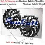 Aluminum Radiator Shroud Fan 1972-79 Ford Thunderbird/mercury Cougar New. Price: $89.00.