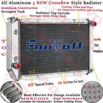 Row Aluminum Radiator CC390 72-79 Ford Thunderbird/torino Mongeto Ranchero New. Price: $139.00.