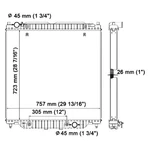 Ford F-150 Heritage 2004 Reach Cooling 41-2886 Engine Coolant Radiator New. Price: $249.70.