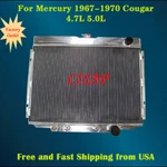 All Aluminum Radiator For Mercury 1967-1970 Cougar 4.7L 5.0L 24"CORE New. Price: $93.99.