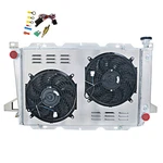 4-CORE Aluminum Radiator + Shroud Fan Fit 85-97 Ford Bronco F150 F250 F350 4.9L New. Price: $322.99.