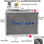3-CORE Radiator Fits 1967-1970 Ford Mustang Mercury Cougar V8 24"W New. Price: $139.00.