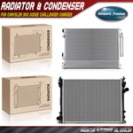 Radiator & Ac Condenser Cooling Kit For Chrysler 300 Dodge Challenger Charger New. Price: $162.99.