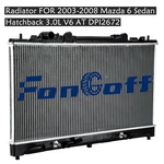 Radiator Fit 2003 2004 2005 2006-2008 Mazda Sedan Hatchback 3.0L V6 DPI2672 New. Price: $89.00.