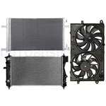 For 2014-2017 Chevy Impala 2.5L Radiator & Condenser Cooling Fan Kit New. Price: $199.98.