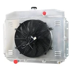 3-ROW Aluminum Radiator Shroud Fan 1961-1964 Ford F100 F250 F350 Pickup V8 New. Price: $279.00.