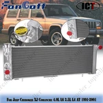 Aluminum Radiator For Jeep Cherokee Xj Comanche 4.0L L6 2.5L L4 1991-2001 New. Price: $99.00.