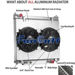 2ROW Radiator Shroud Fan 1995-1997 Ford F250 F350 F59 Super Duty 7.3L Diesel New. Price: $279.00.
