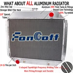Aluminum 4-ROW Radiator Fits 1968-1978 Ford Bronco F-100 F-150 F-250 F-350 1970 New. Price: $239.00.