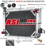 3-ROW Aluminum Radiator 1983-1997 Ford F-100 F-150 F-250 F-350 Bronco V8 New. Price: $184.95.